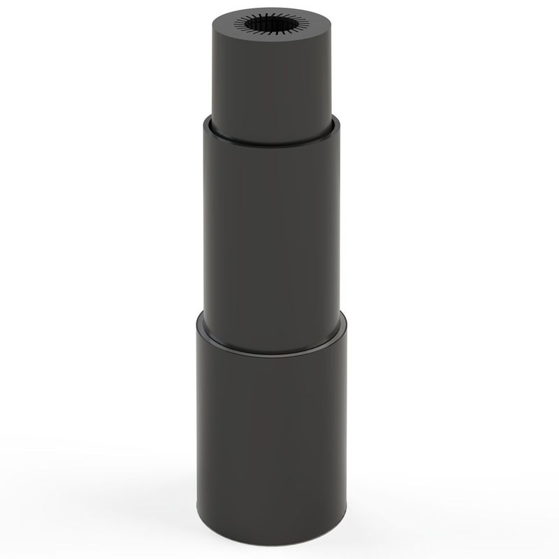 TELESCÓPIO PP 3 ESTÁGIOS PRETO - MEU ESTOQUE GYN