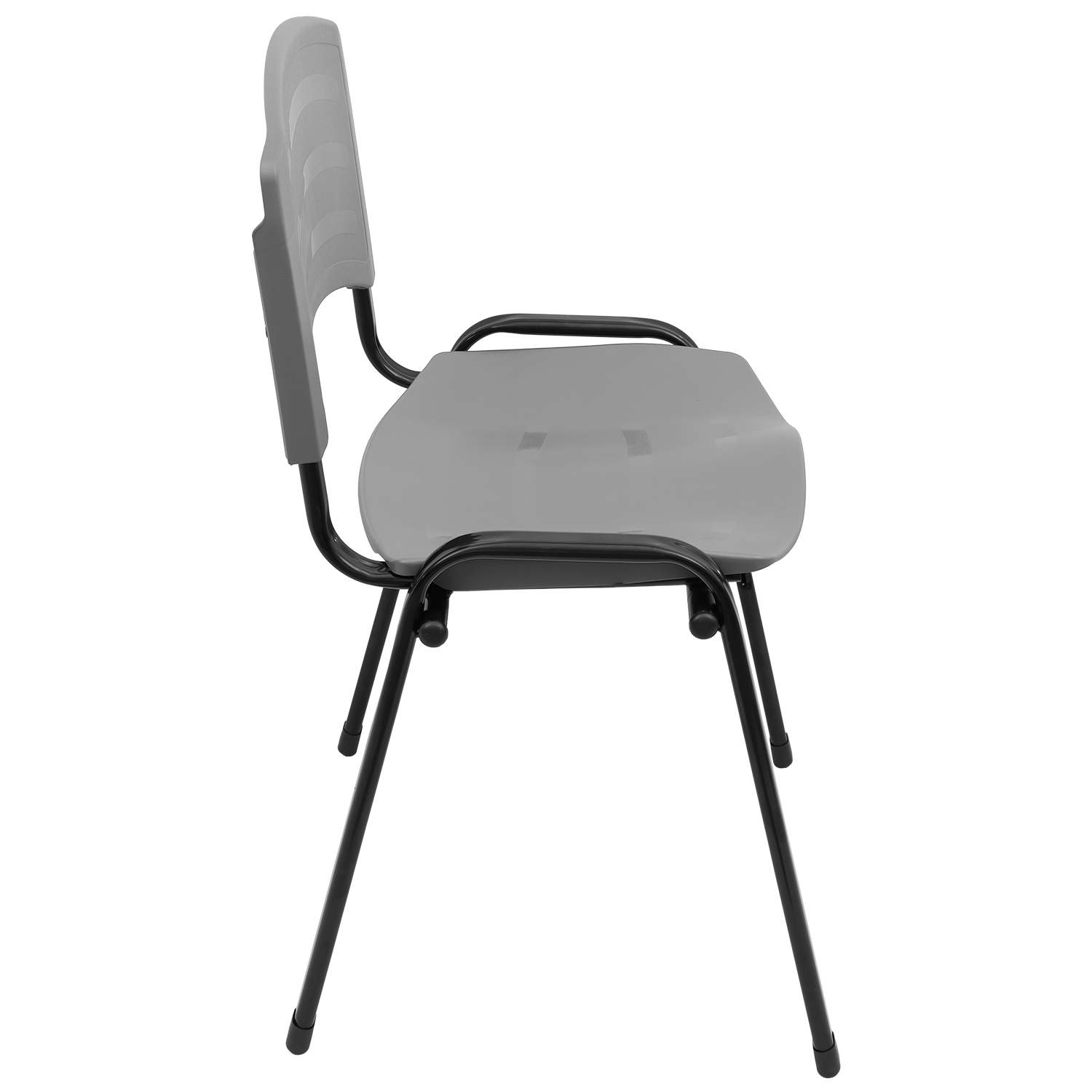 CADEIRA ERGOPLAST EMPILHÁVEL - CINZA - Imagem 2