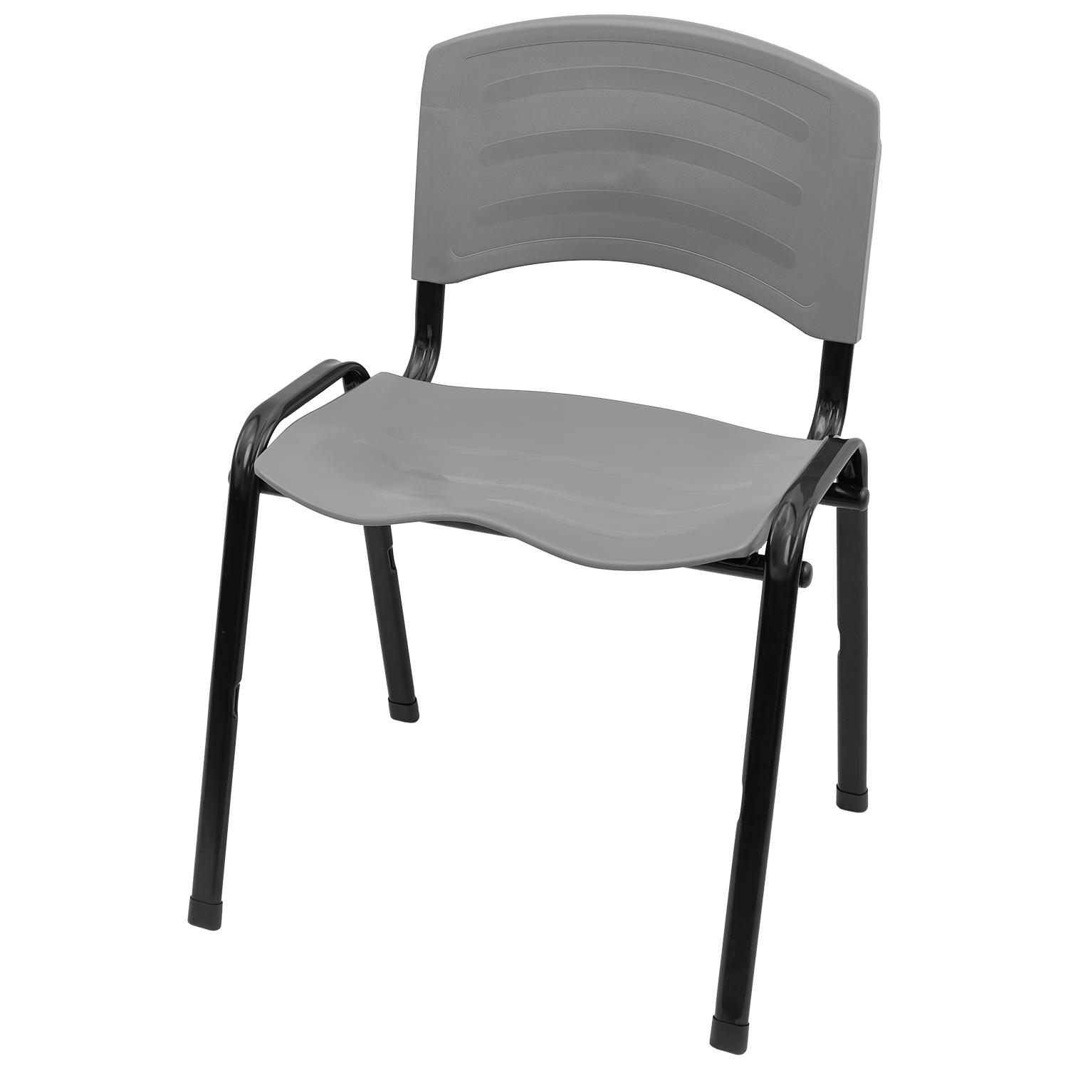 CADEIRA ERGOPLAST EMPILHÁVEL - CINZA - Imagem 7
