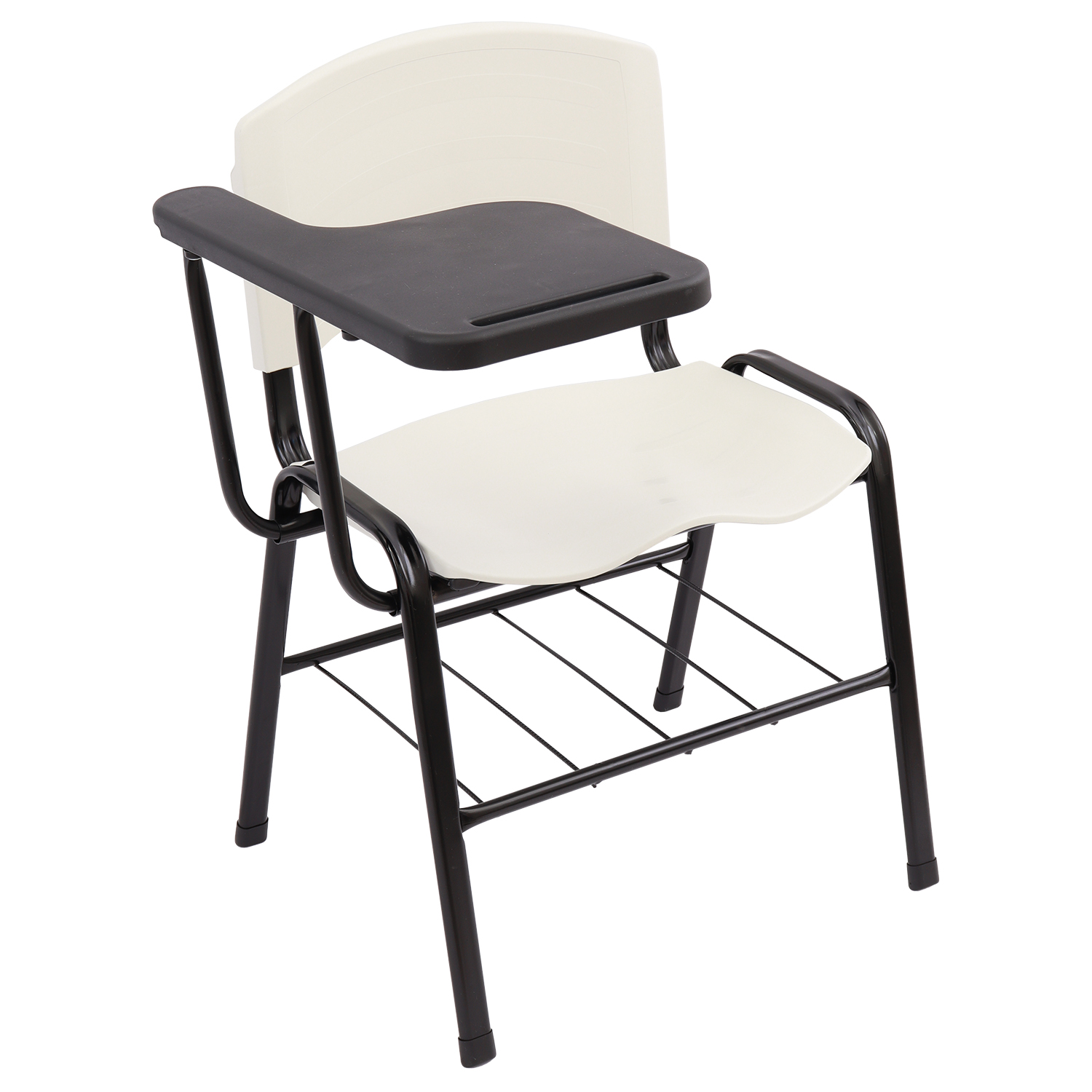 CADEIRA ERGOPLAST UNIVERSITÁRIA - DESTRO - PRANCHETA PLÁSTICA - BRANCO