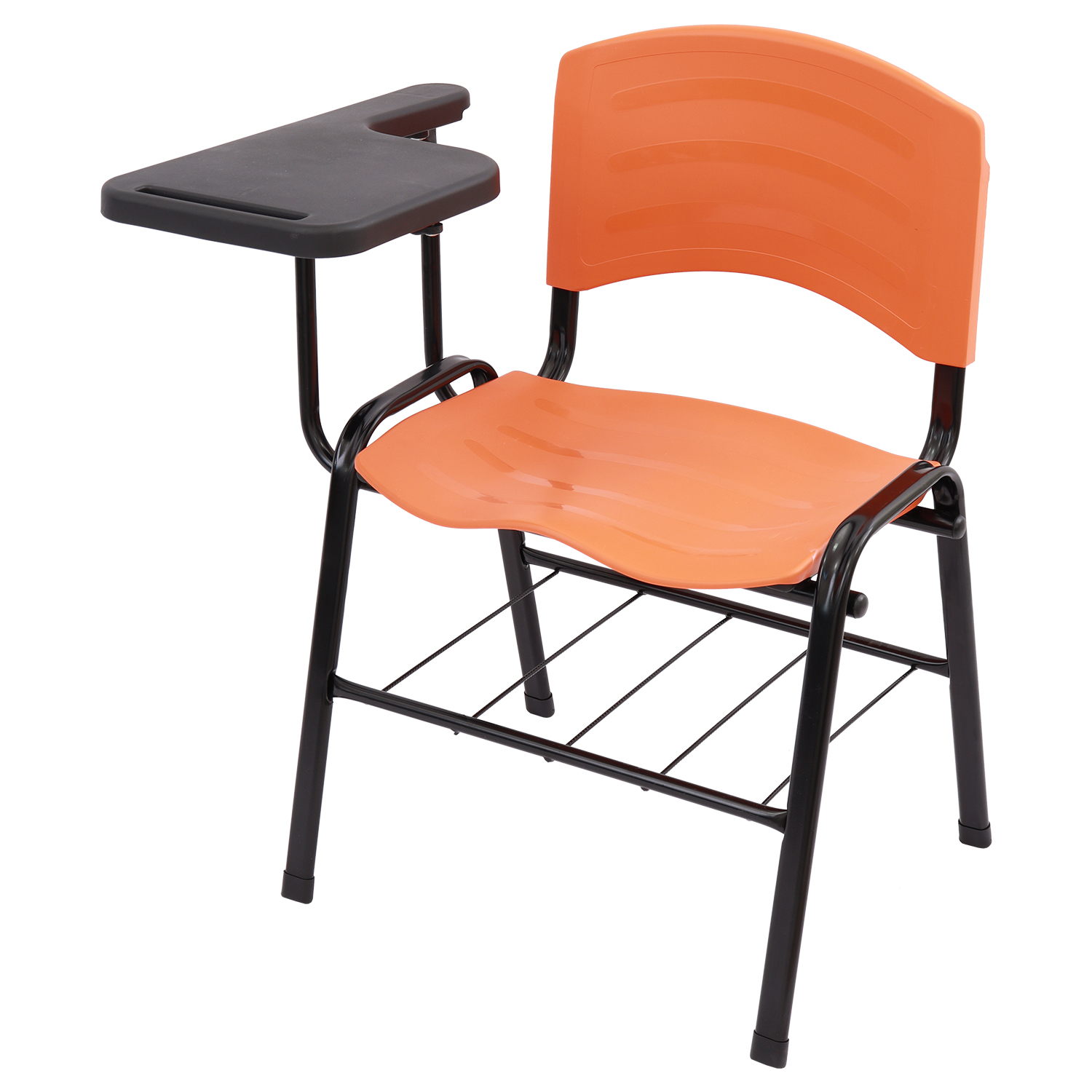CADEIRA ERGOPLAST UNIVERSITÁRIA - DESTRO - PRANCHETA PLÁSTICA - LARANJA - Imagem 7