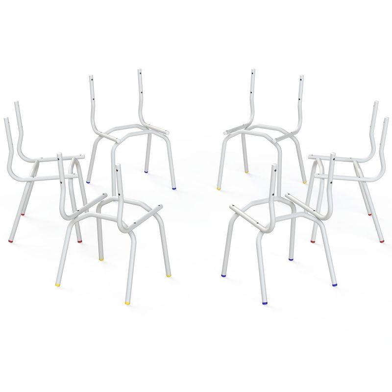 CONJ. ESTRUTURA CAD. CJ. TRAPÉZIO INFANTIL 03 A 06 ANOS - AZUL, AMARELO E VERMELHO - 6 UNIDADES - MEU ESTOQUE GYN - Imagem 2