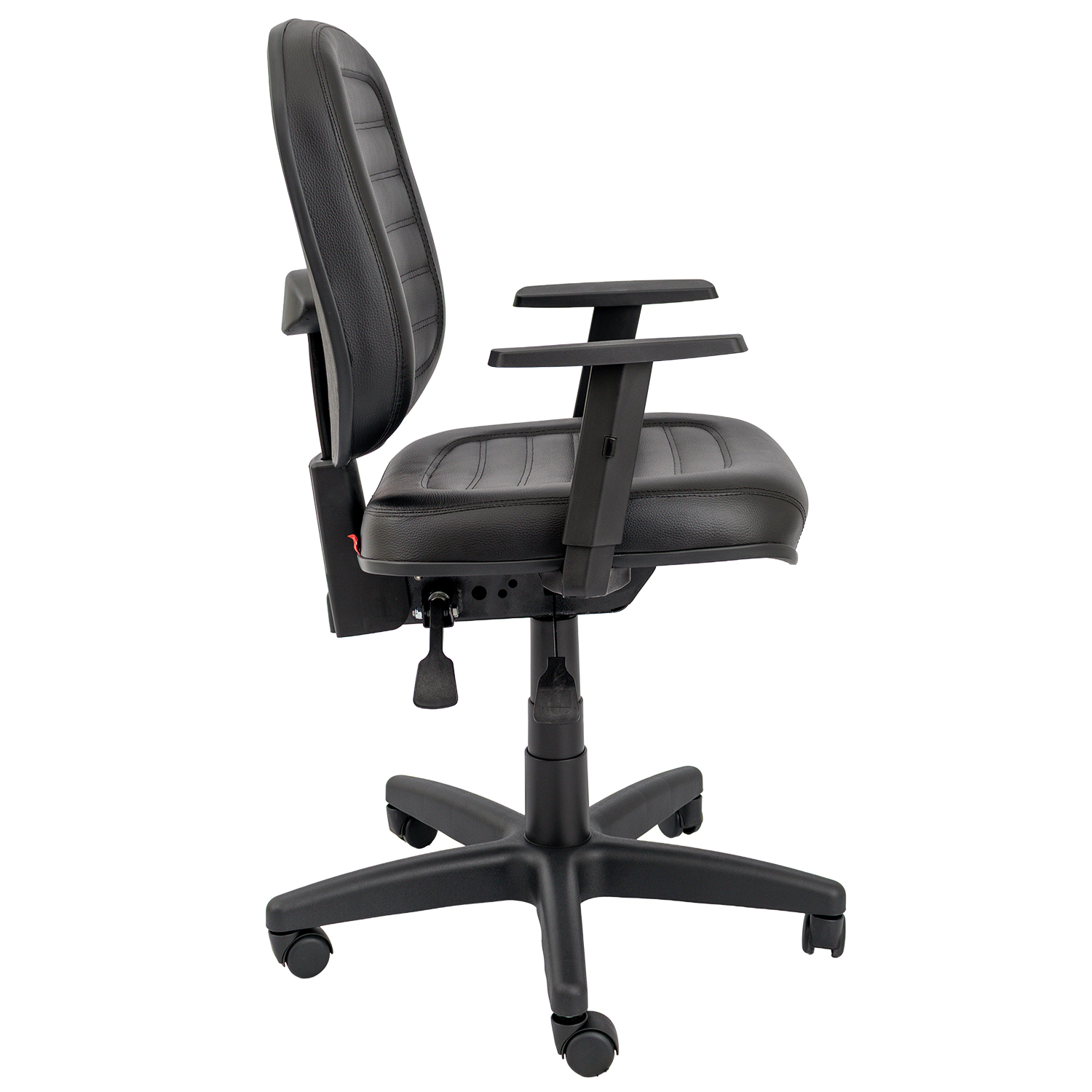 CADEIRA DIRETOR COSTURADA BASE BACK-SYSTEM RODÍZIO PP BRAÇO DIGITADOR SIX - Imagem 2