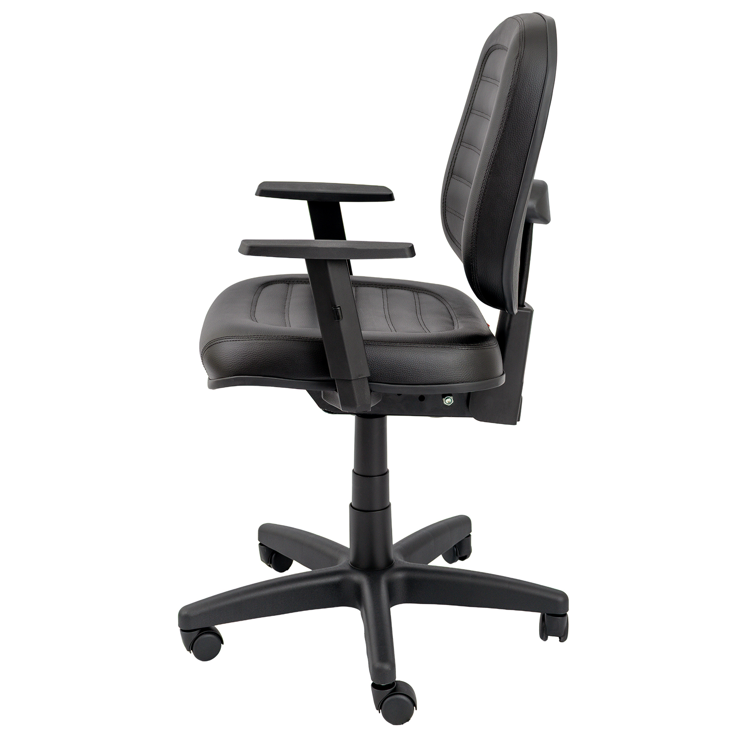 CADEIRA DIRETOR COSTURADA BASE BACK-SYSTEM RODÍZIO PP BRAÇO DIGITADOR SIX - Imagem 6