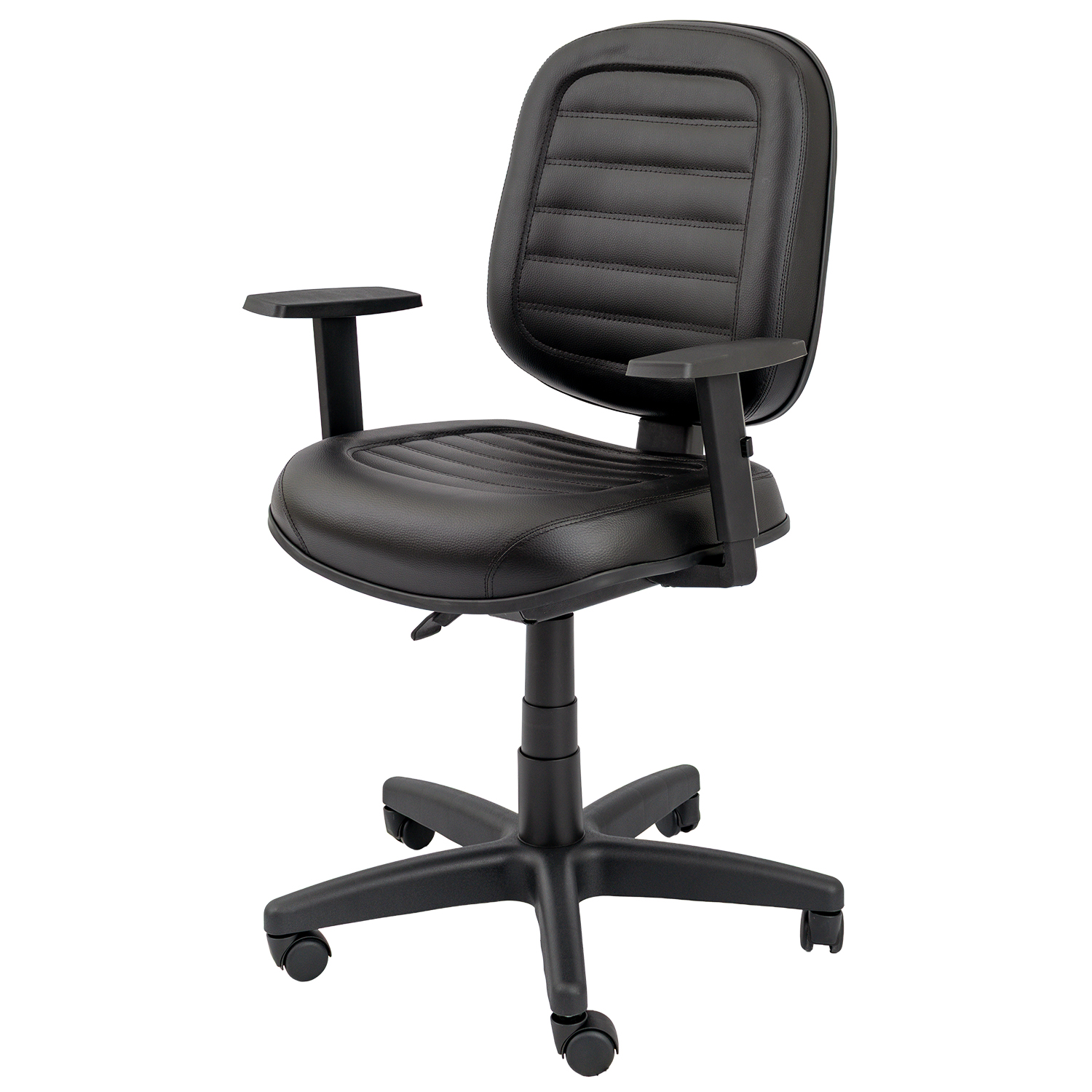 CADEIRA DIRETOR COSTURADA BASE BACK-SYSTEM RODÍZIO PP BRAÇO DIGITADOR SIX - Imagem 7