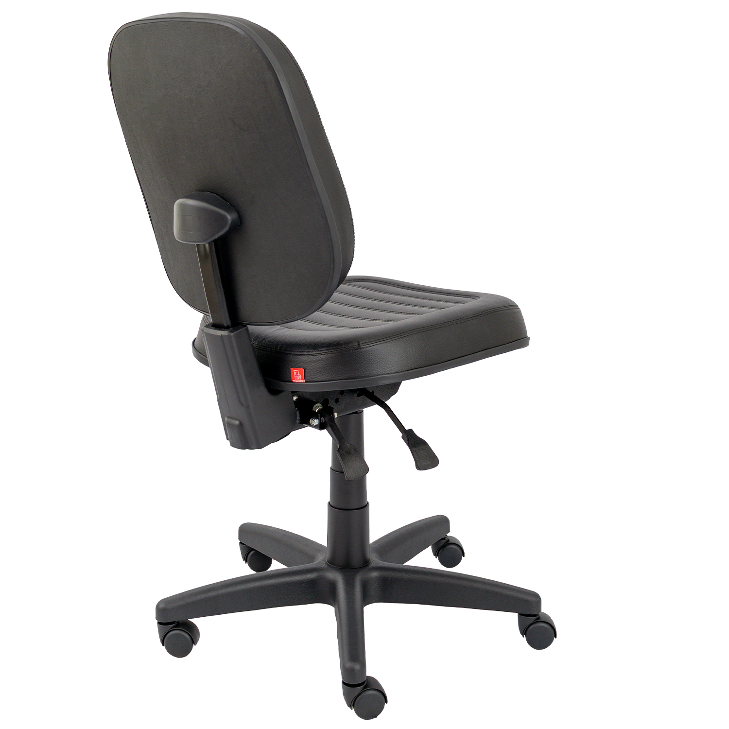 CADEIRA DIRETOR COSTURADA BASE BACK-SYSTEM RODÍZIO PP SEM BRAÇO - Imagem 3