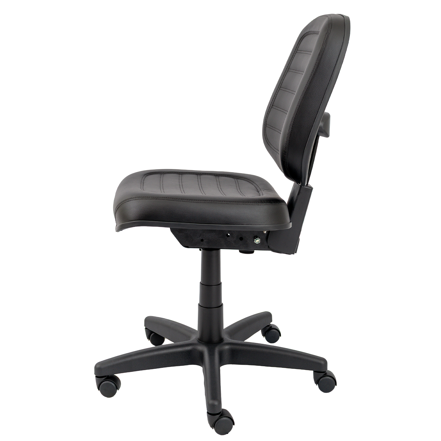 CADEIRA DIRETOR COSTURADA BASE BACK-SYSTEM RODÍZIO PP SEM BRAÇO - Imagem 6