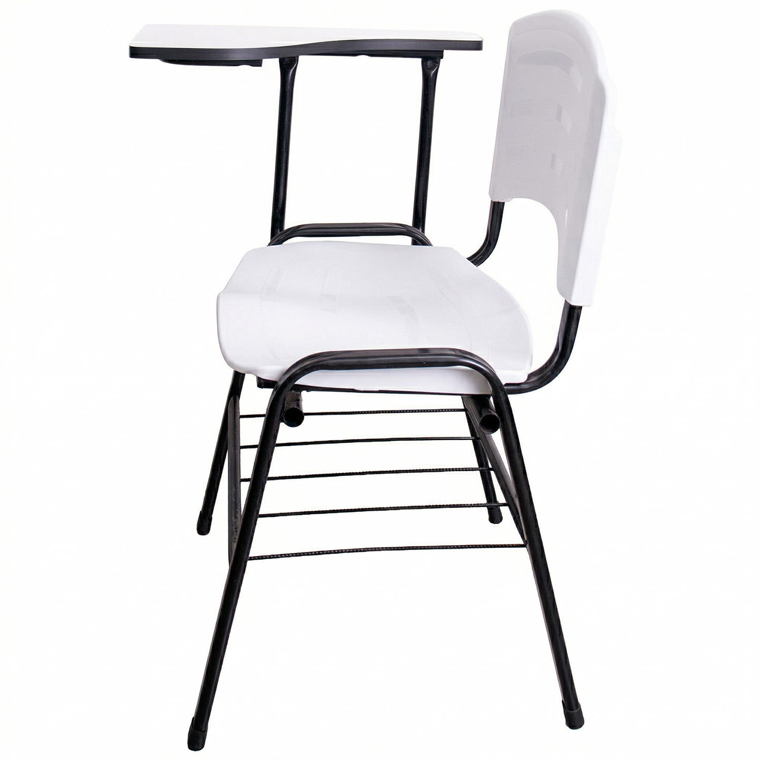 CADEIRA ERGOPLAST UNIVERSITÁRIA – DESTRO – PRANCHETA MDF – BRANCO - Imagem 6