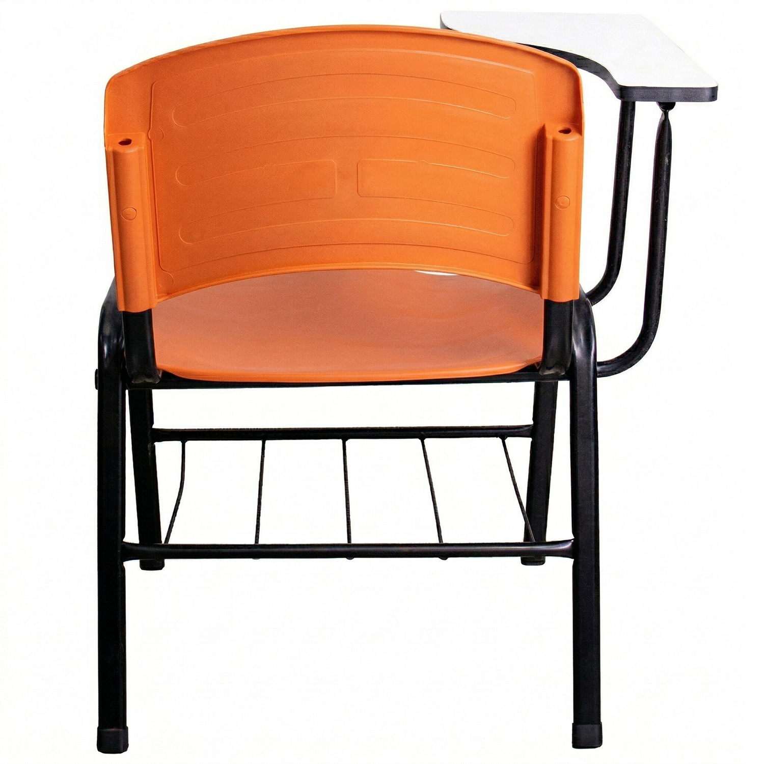 CADEIRA ERGOPLAST UNIVERSITÁRIA – DESTRO – PRANCHETA MDF – LARANJA - Imagem 4