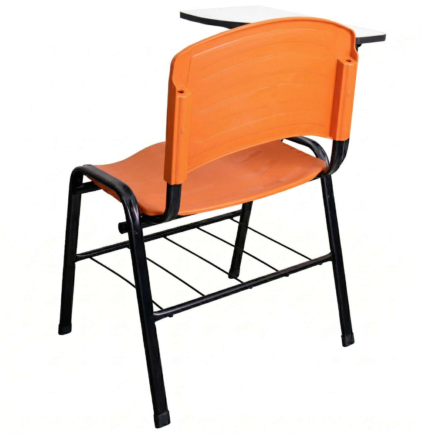 CADEIRA ERGOPLAST UNIVERSITÁRIA – DESTRO – PRANCHETA MDF – LARANJA - Imagem 5