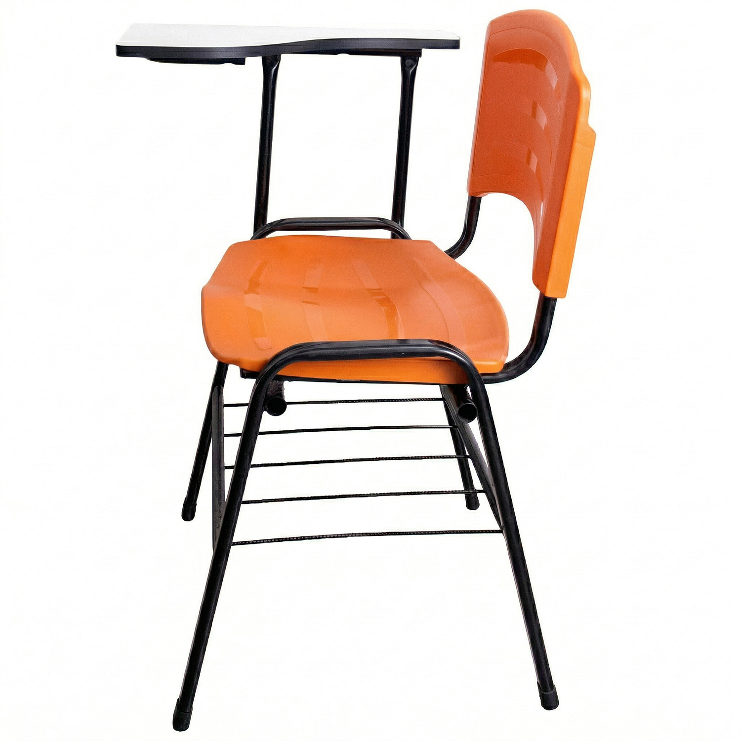CADEIRA ERGOPLAST UNIVERSITÁRIA – DESTRO – PRANCHETA MDF – LARANJA - Imagem 6