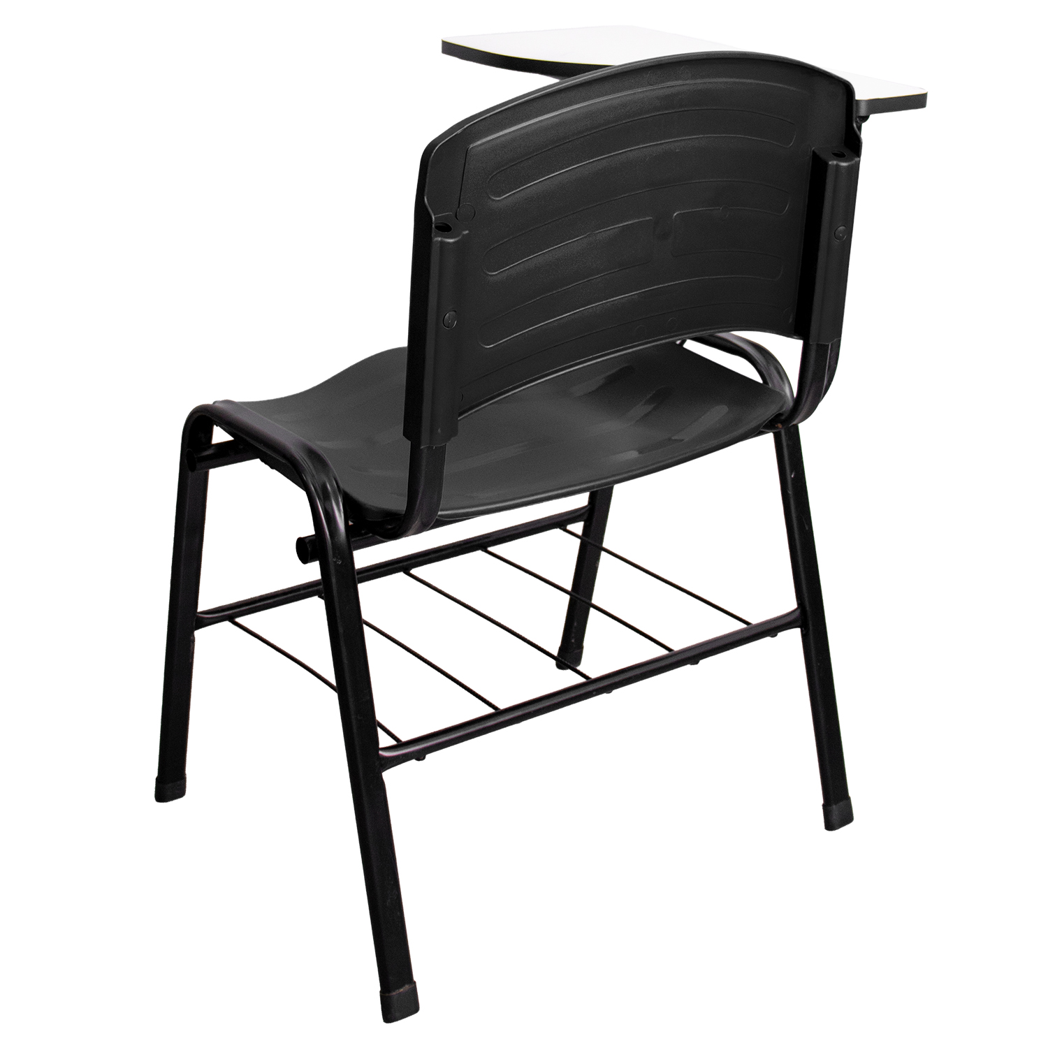 CADEIRA ERGOPLAST UNIVERSITÁRIA – DESTRO – PRANCHETA MDF – PRETO - Imagem 5
