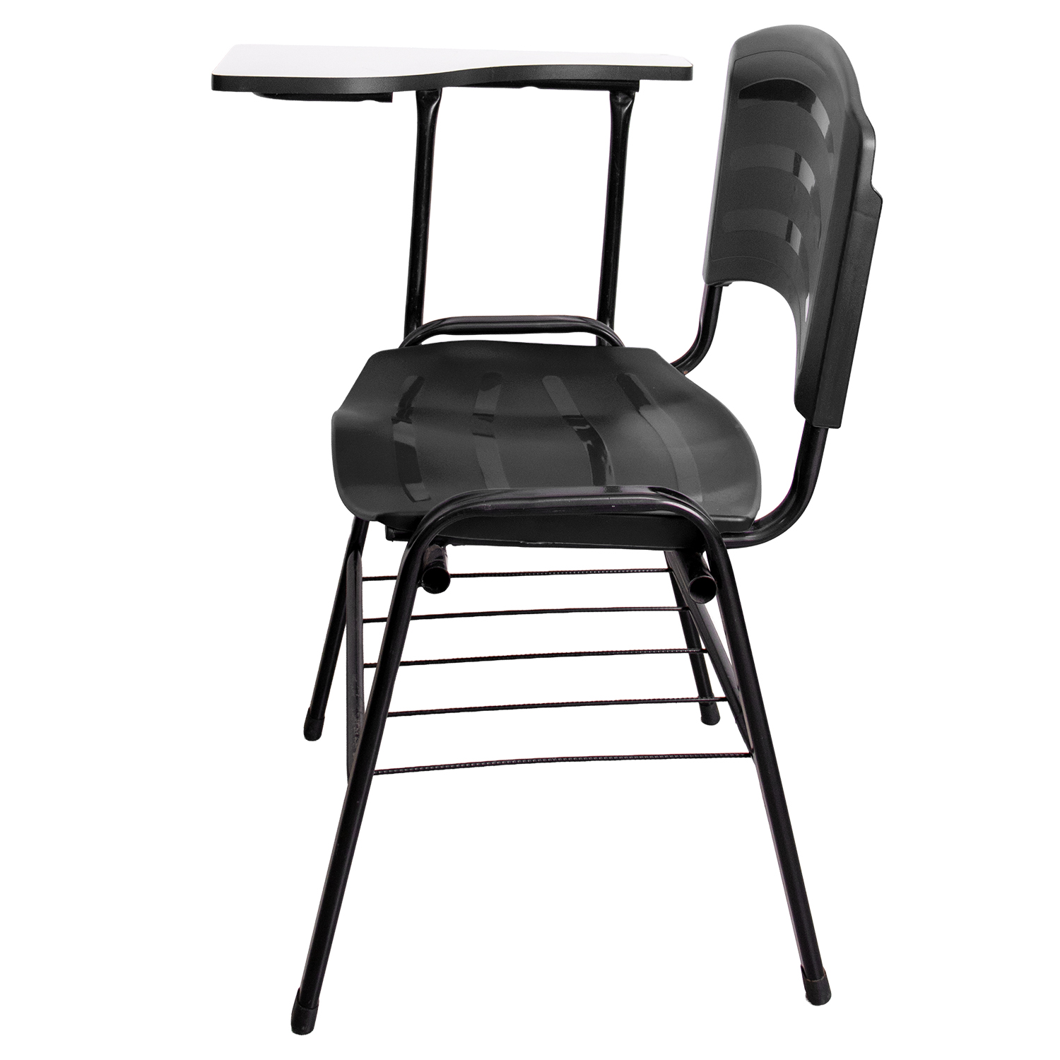 CADEIRA ERGOPLAST UNIVERSITÁRIA – DESTRO – PRANCHETA MDF – PRETO - Imagem 6