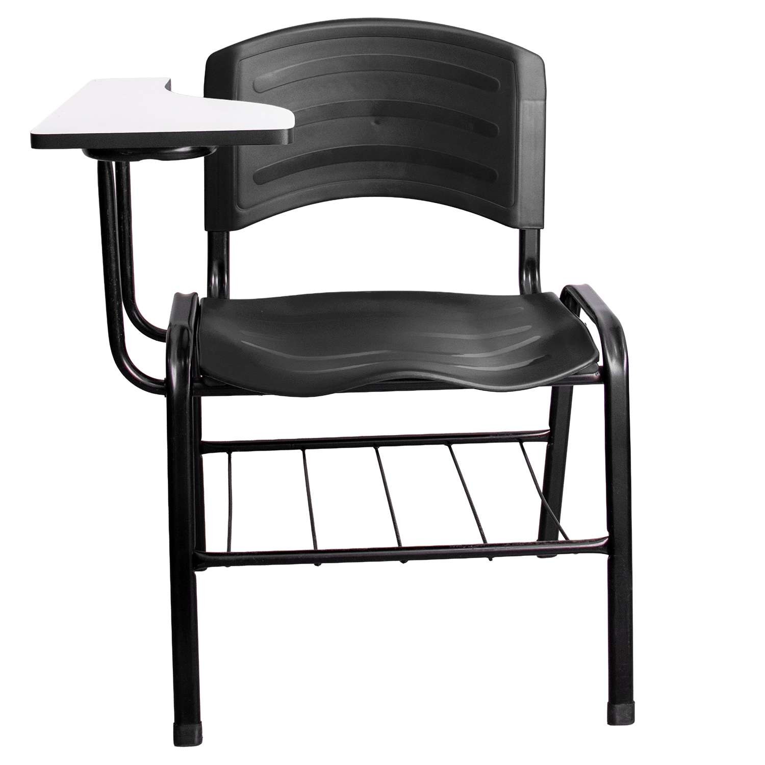 CADEIRA ERGOPLAST UNIVERSITÁRIA – DESTRO – PRANCHETA MDF – PRETO - Imagem 8