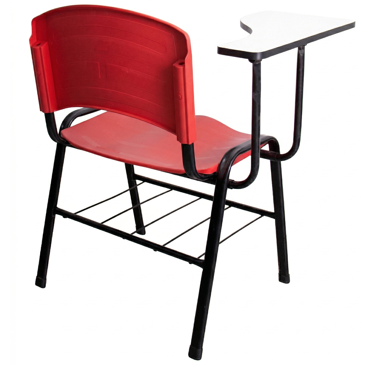 CADEIRA ERGOPLAST UNIVERSITÁRIA – DESTRO – PRANCHETA MDF – VERMELHO - Imagem 3