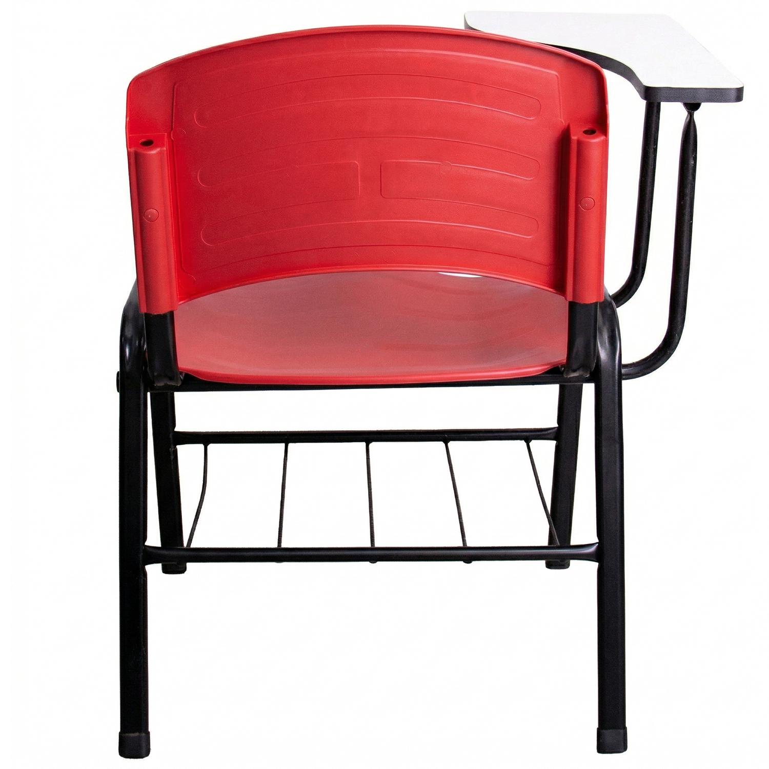 CADEIRA ERGOPLAST UNIVERSITÁRIA – DESTRO – PRANCHETA MDF – VERMELHO - Imagem 4