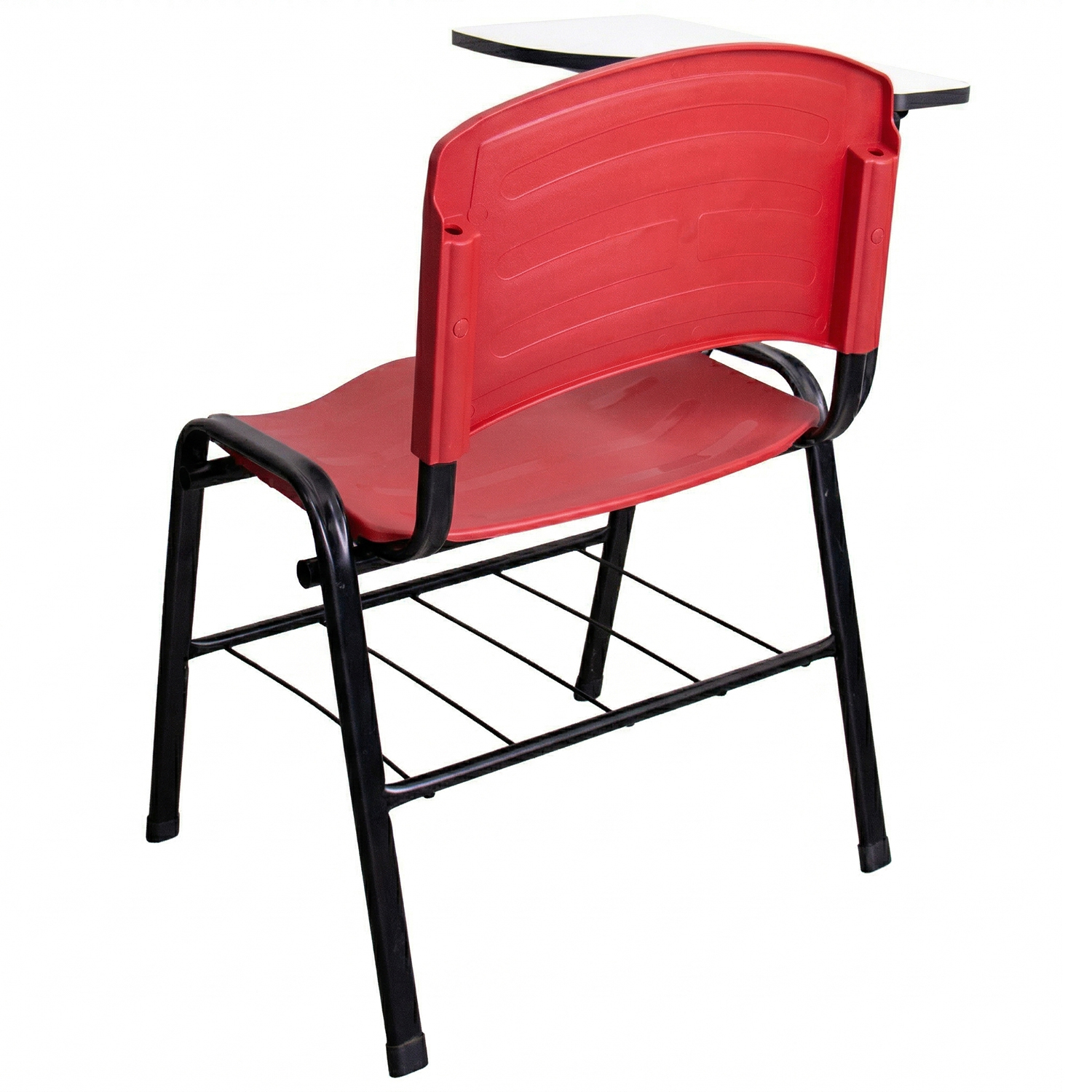 CADEIRA ERGOPLAST UNIVERSITÁRIA – DESTRO – PRANCHETA MDF – VERMELHO - Imagem 5