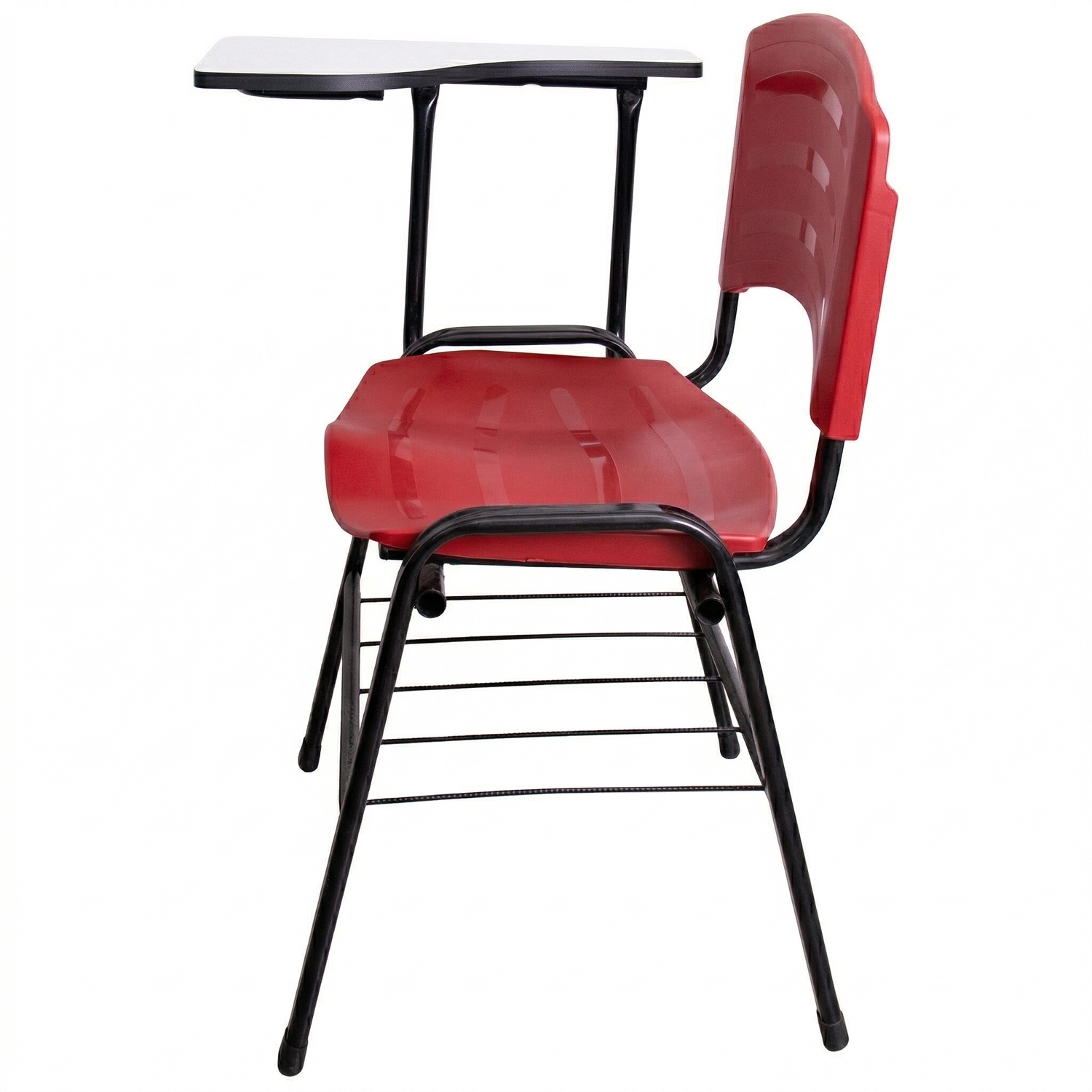 CADEIRA ERGOPLAST UNIVERSITÁRIA – DESTRO – PRANCHETA MDF – VERMELHO - Imagem 6