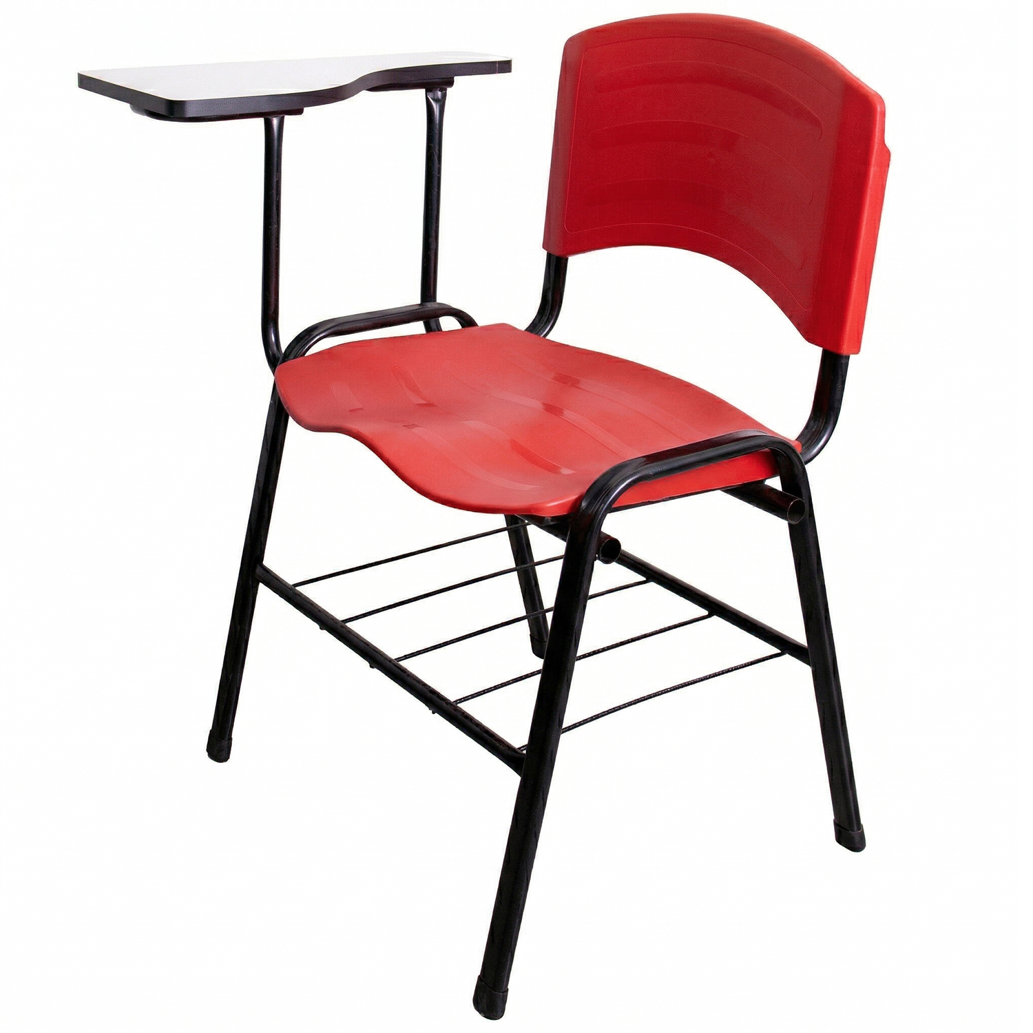 CADEIRA ERGOPLAST UNIVERSITÁRIA – DESTRO – PRANCHETA MDF – VERMELHO - Imagem 7