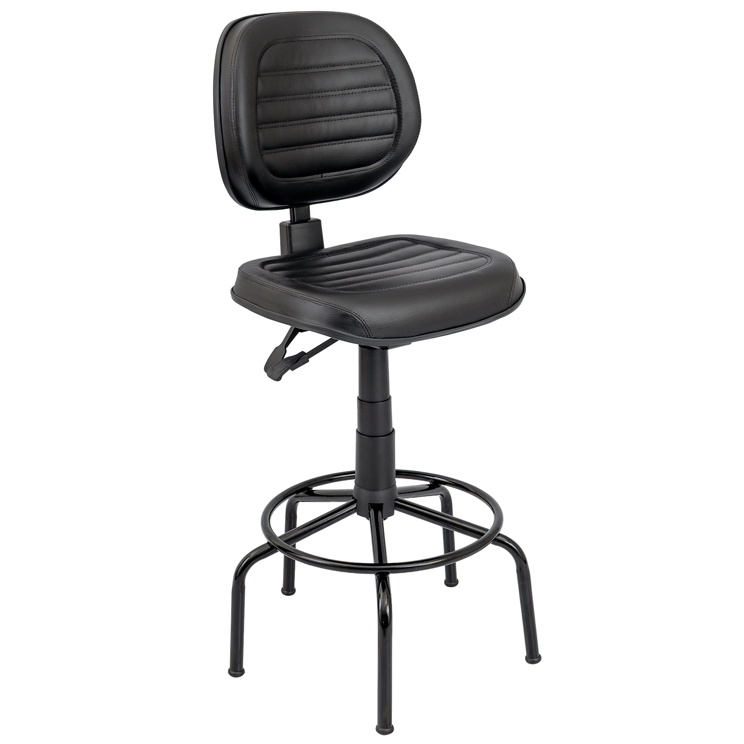 CADEIRA EXECUTIVA COSTURADA - BASE CAIXA ARANHA C/ BACK-SYSTEM - SEM BRAÇO