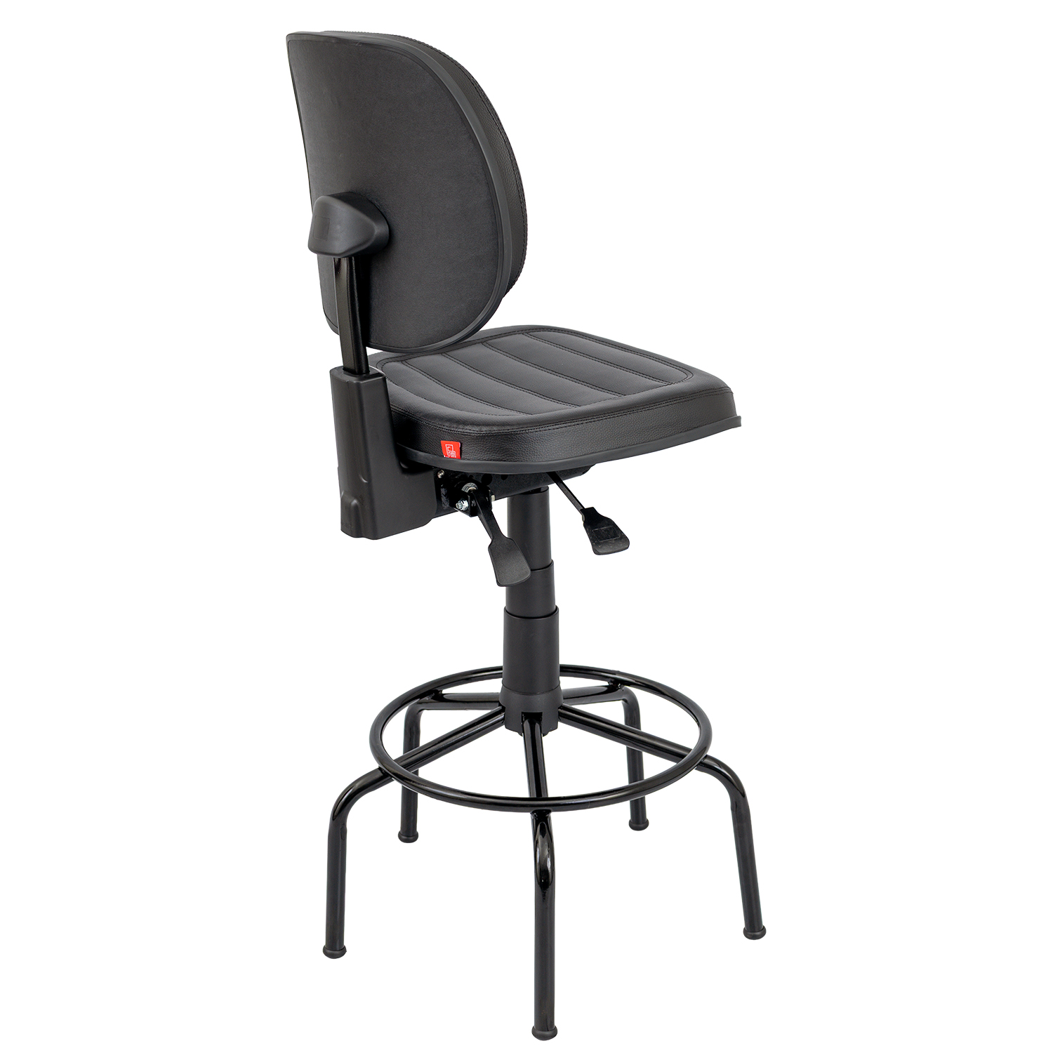 CADEIRA EXECUTIVA COSTURADA - BASE CAIXA ARANHA C/ BACK-SYSTEM - SEM BRAÇO - Imagem 3