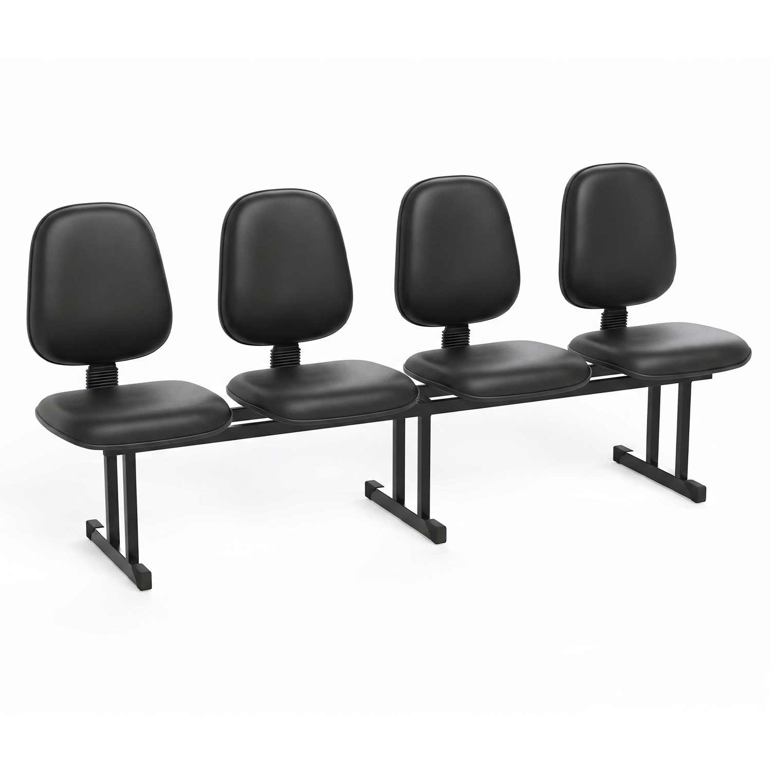 LONGARINA EXECUTIVA ALTA LISA - 04 LUGARES - COURVIN PRETO