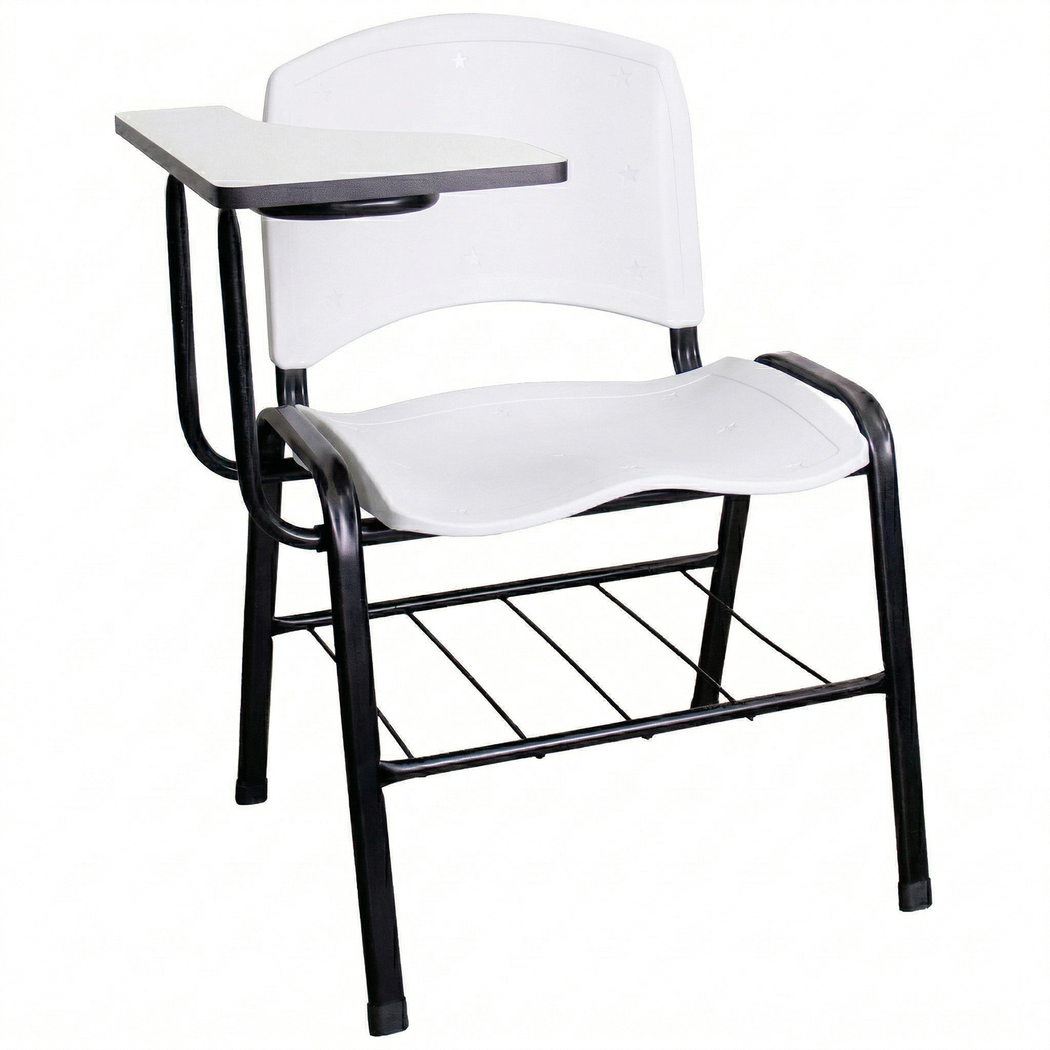 CADEIRA NEXA UNIVERSITÁRIA – DESTRO – PRANCHETA MDF – BRANCO