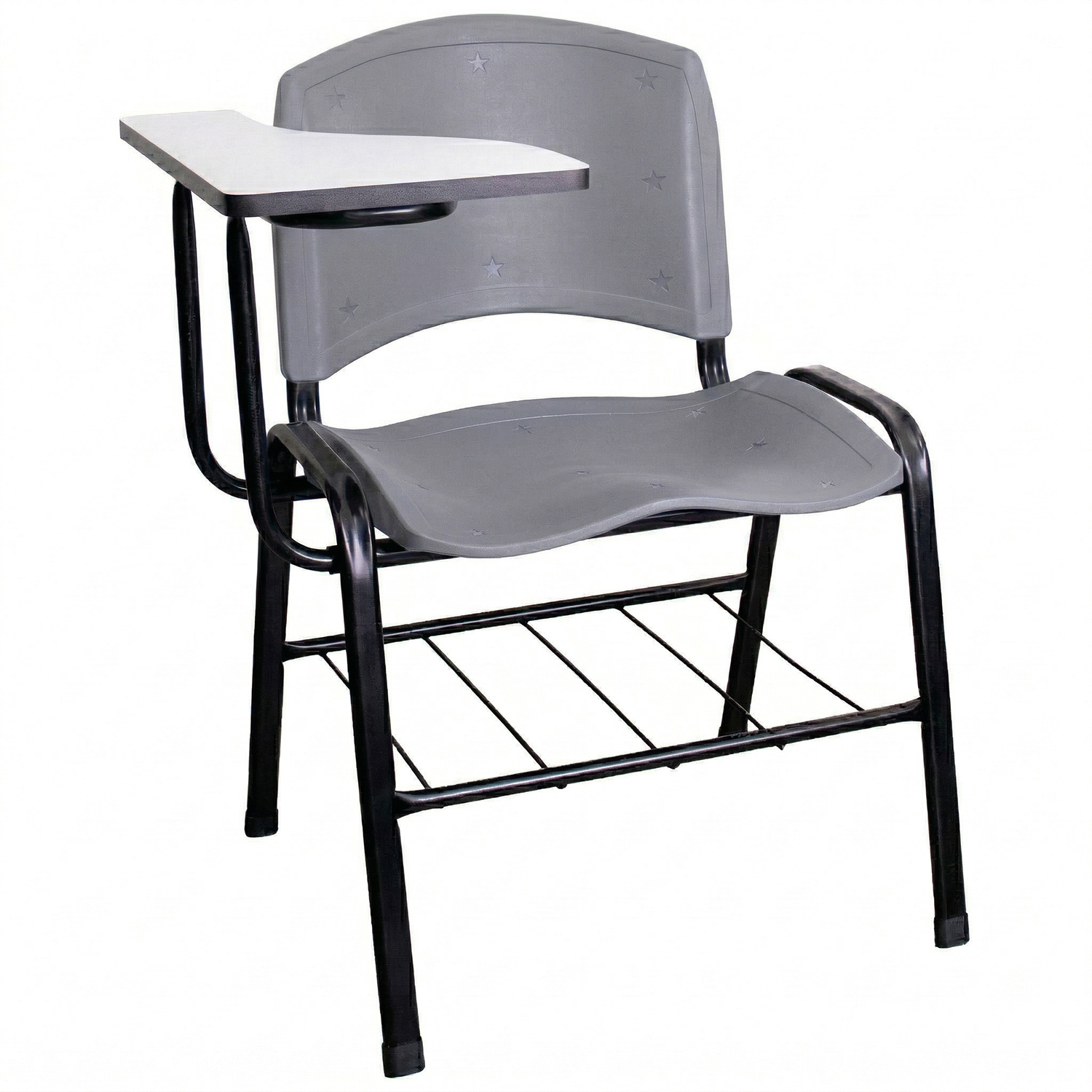 CADEIRA NEXA UNIVERSITÁRIA – DESTRO – PRANCHETA MDF – CINZA