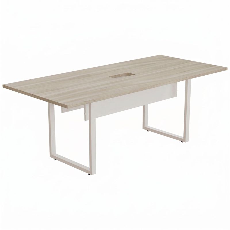 MESA REUNIÃO RETANGULAR 1CX PÉ QUADRO 250X100 PRIMA 40 - FSB BR (V3) - MEU ESTOQUE GYN